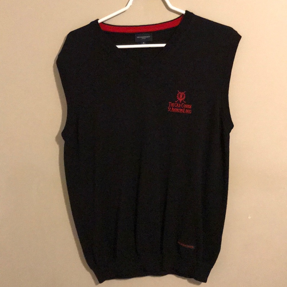 Burberry golf, cotton vest